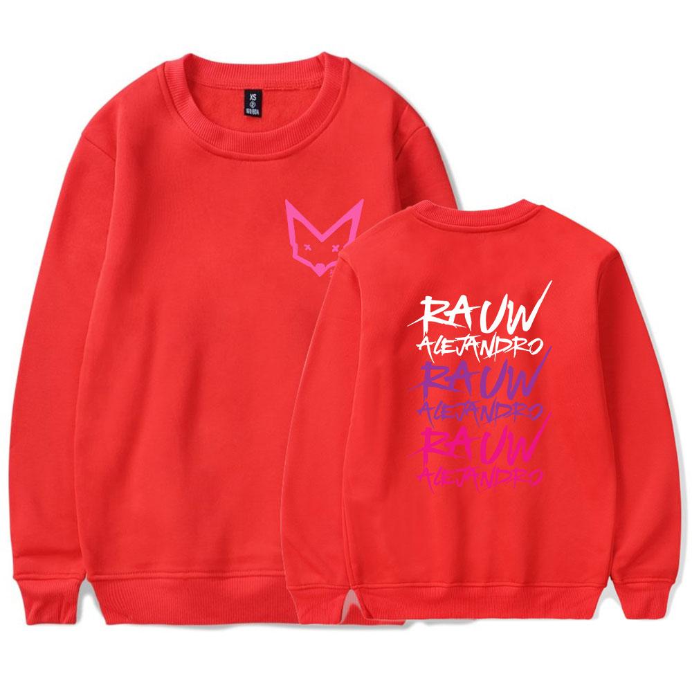 Rauw Alejandro Round Neck Sweater Men/Women Harajuku Hoodie Streetwear Sweatshirts Fashion Tops Casual Teenager Clothes