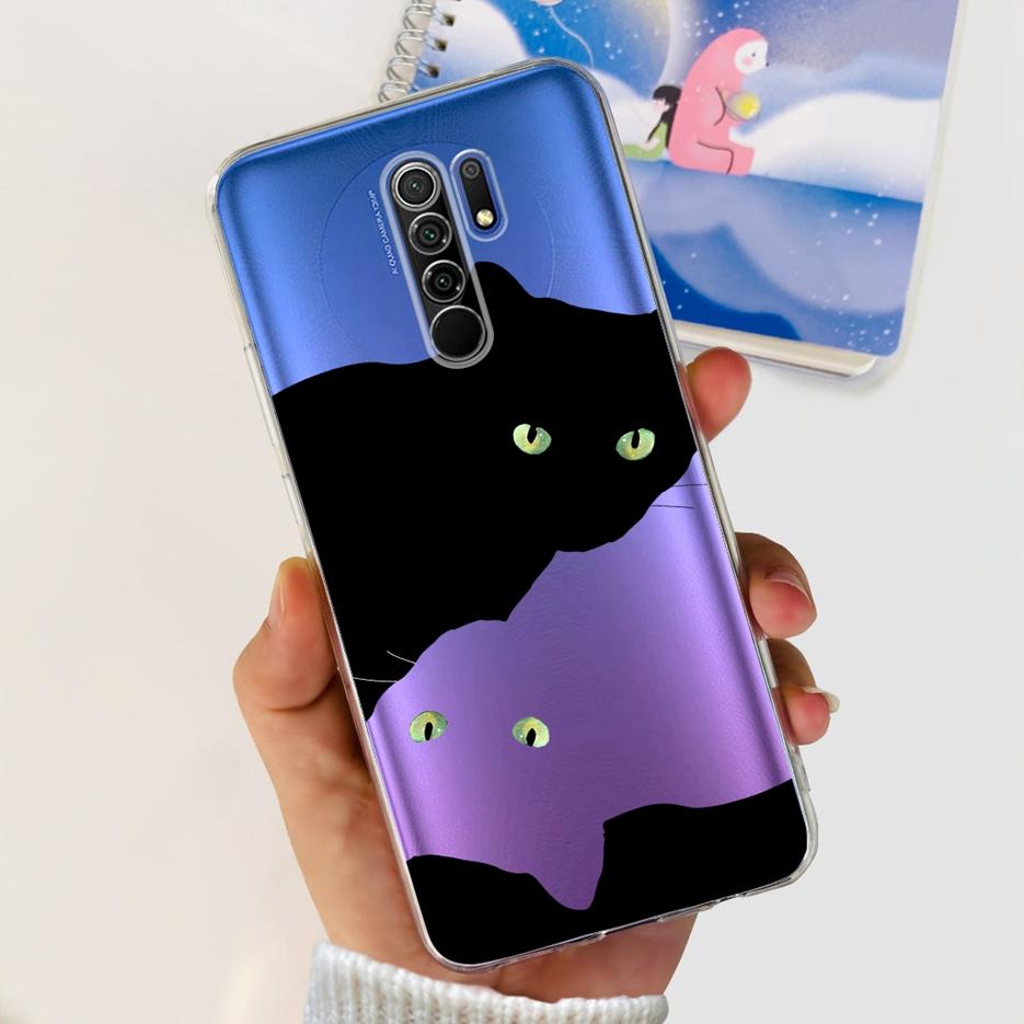 For Xiaomi Redmi 9 Case Stylish Painted Fundas 6.53'' Soft Silicone Phone Case For Xiaomi Redmi 9 Prime Redmi9 Back Cover Bumper