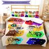 3pcs Sprunki2 pattern bedding set duvet cover set includes duvet cover &pillowcases, perfect all season bedroom decoration & gift