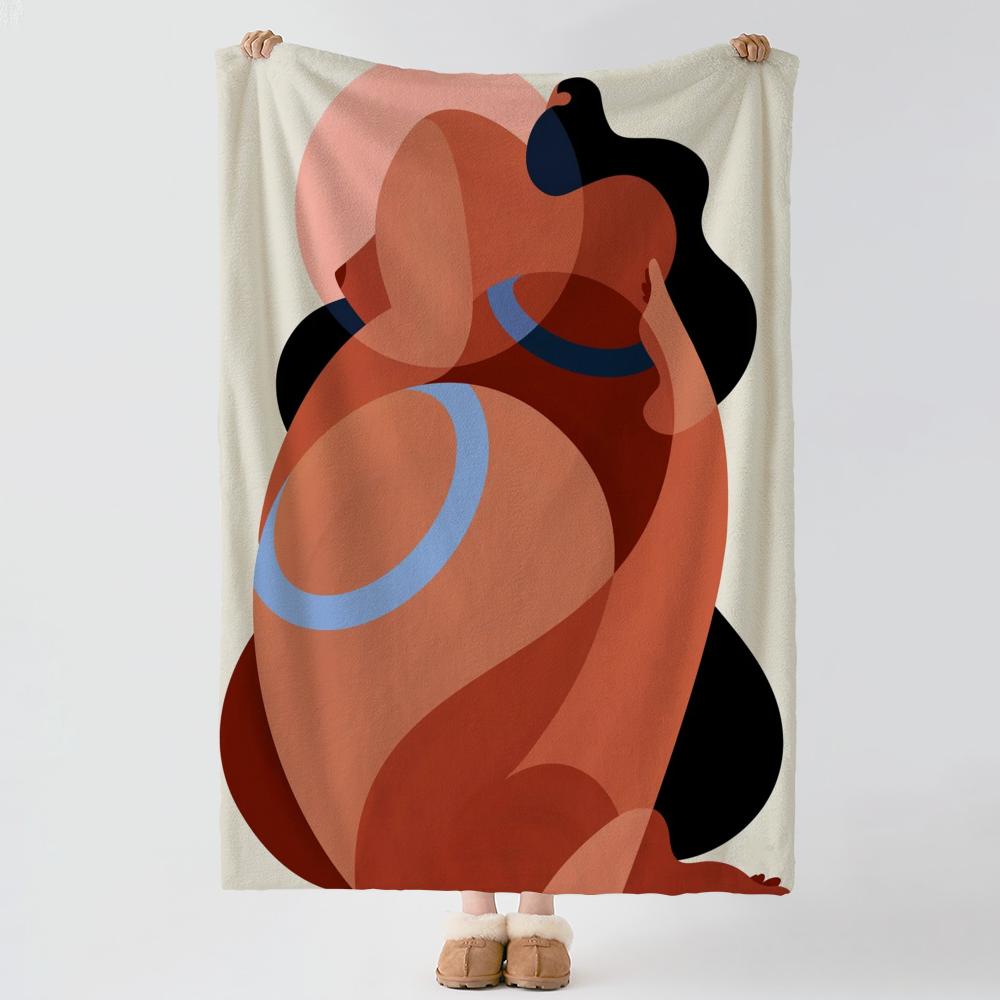 Artist S-Soren Selleslagh-H Throw Thick Comfort Flannel Quilt, Multi-scene Use Indoor Outdoor Daily Nap