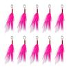 10Pcs Detachable Fishing Spoon Bait Lure Feather Fishing Equipment Feather Lure Pendant Saltwater Fishing Accessories