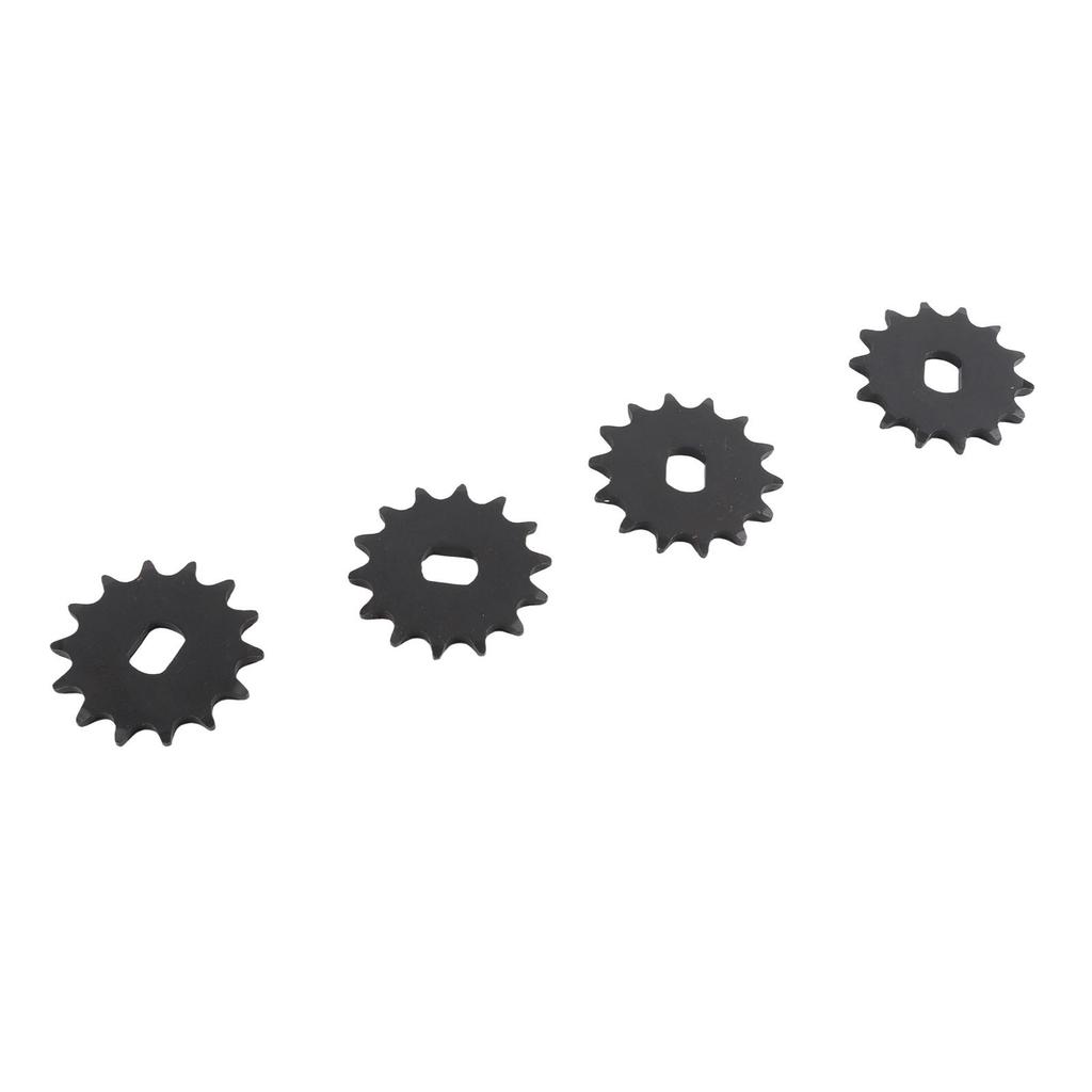 4pcs Motor Sprocket 14 Teeth Steel High Strength Front Sprocket for 420 Chain Modification