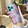 Waterproof Wristband Phone Case For ZTE Blade A75 4G/Z2359 Anti-dust Kickstand Durable Dirt-resistant Phone Holder Cute