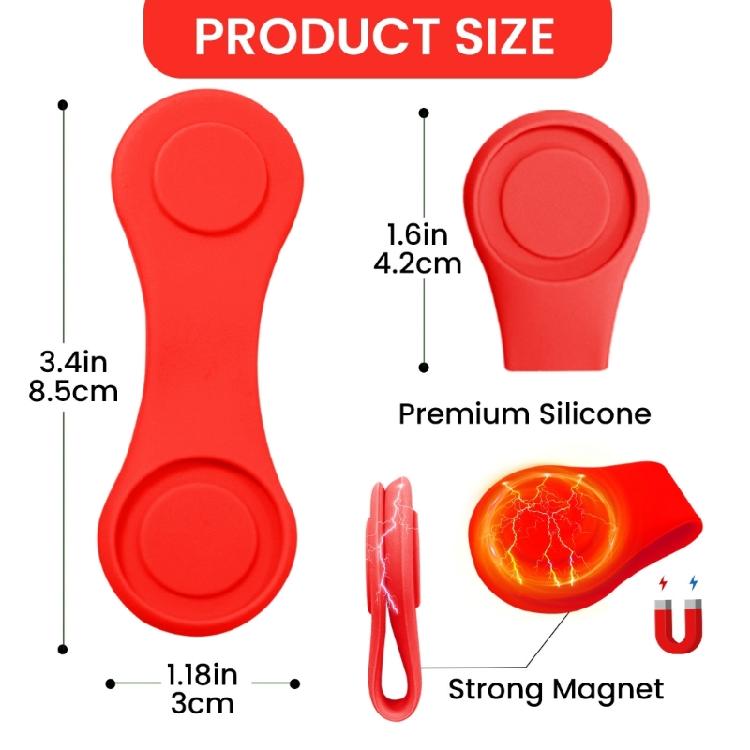 Soft and Sturdy Silicone Golf Hat Clip with Magnetic Holder Designs Decoration with Various Hat Types Daily Use
