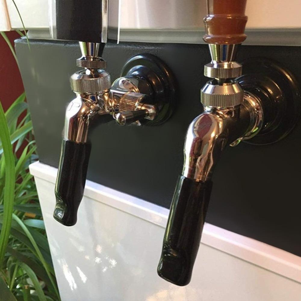 10pcs Black Beer Tap Plug PVC Draft Beer Tap Cover Protective Beer Faucet Cap Kegerator