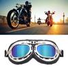 Aviator Pilot Retro Vintage Motorcycle Glasses Cafe Racer Flying Eyewear Goggles