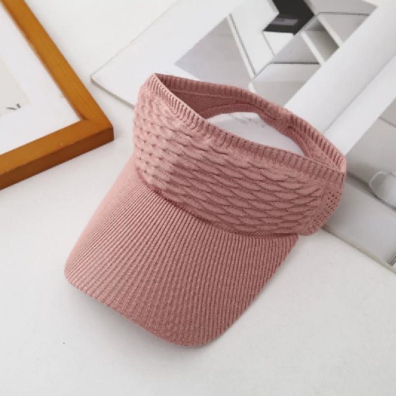 

Fish Scale Pattern Sun Visor - Breathable Empty Top Sport Hat for Tennis, Golf & Running one size розовый