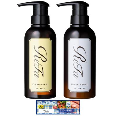Refa Ion Mineral Shampoo 300ml Treatment 290g Set Comes with Gusseted Freezer Bag Dr.chronus Dr.chronus