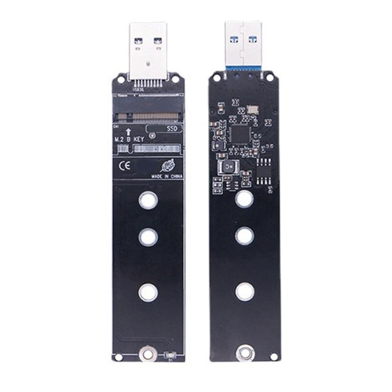 M.2 To USB3.0 Hard Drive Adapter Board Converter Adapter ASM 1153E Chip Converter Card Heat Dissipation Card for PC Desktop