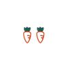 Cute Cartoon Carrot Stud Earrings Temperament Simple Small Exquisite Earrings Girl Heart Earrings
