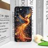 Luxury Phoenix Fire Feather Pattern Phone Case for Samsung Galaxy A56 A14 A55 A16 A54 A36 A53 A52 A51 A50 A15 A22 5G Soft Cover