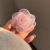 French Style Camellia Shark Clip Mesh Flower Claw Clip Simple Simulation Flower Hair Claw  Girl