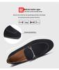 Britischer Sommer-Suede-Leder-Loafer: Mattierte, Atmungsaktive Slipper für Geschäft & Freizeit