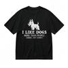 Women's Comfy Slight Stretch Breathable Classic T-Shirt Dog Lover Graphic Tee