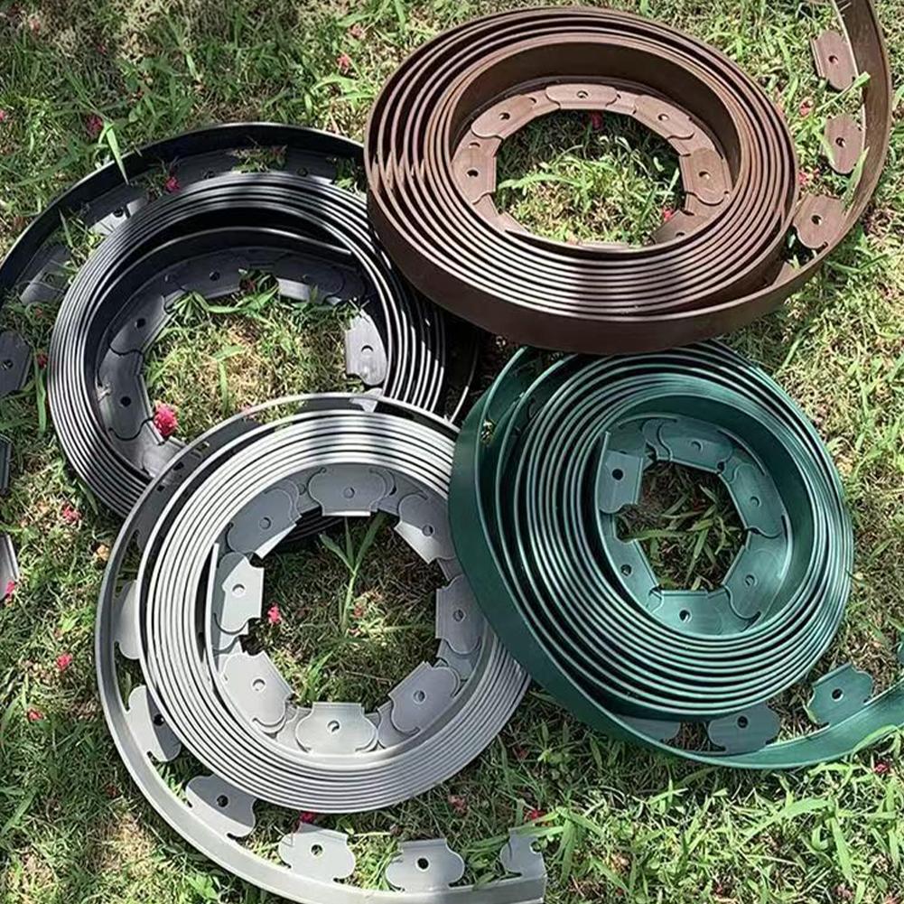 Centură de izolare a pietrei din iarbă, bandă de izolare a solului, bandă de blocare a solului, centură de înverzire pentru grădină, despărțitor verde în formă de L, centură de izolare a pietrei din iarbă