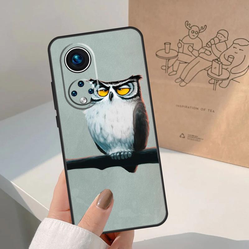 Süße Eule Cartoon Für Honor Magic 7 Lite 5 6 8 Pro Hülle Für Honor 400 200 90 70 50 X8c X8b X9a X9b X9c X9d Win