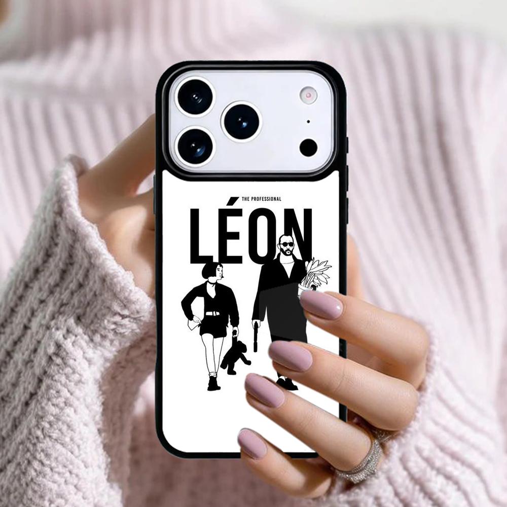 Killer Leon Famous Movie Phone Case For Apple iPhone 17 Air 16E 15 14 Plus 13 12 11 Pro Max Mini Funda Cover