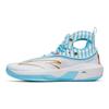 Anta KT8 Sailor Tang Non-Slip Wear-Resistant Shock Absorbing High-Top Basketball Shoes Men Basketball Shoes White Blue 112321101-4