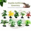 Plastic Material Aquarium Plants Realistic Design Safe Material Fish Tank Decorations Silk Texture