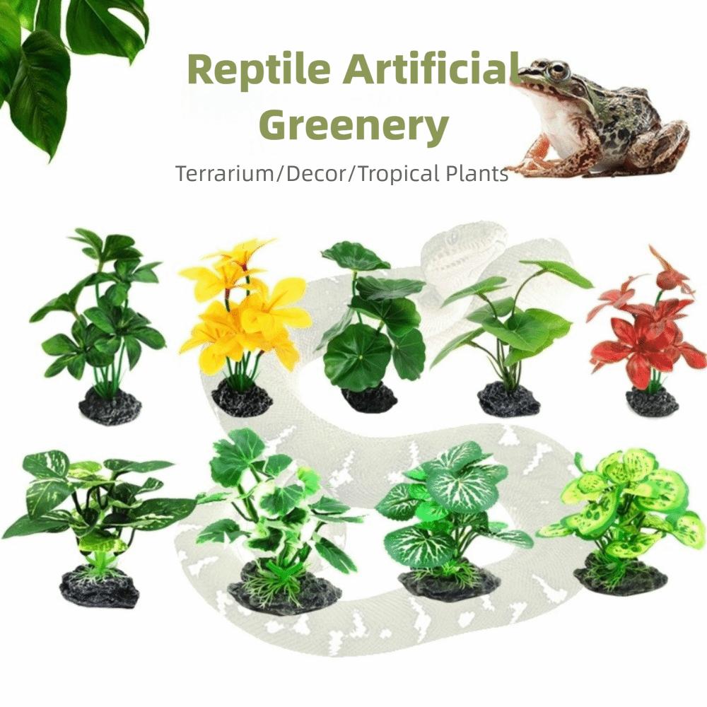 Plastic Material Aquarium Plants Realistic Design Safe Material Fish Tank Decorations Silk Texture