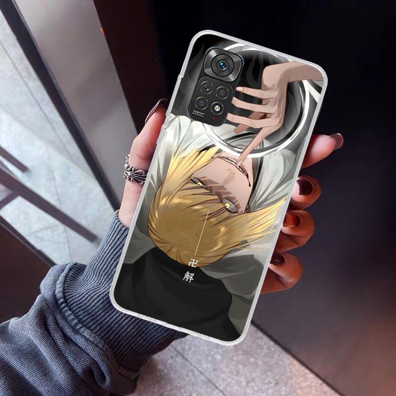 Bleach Shinji Hirako Phone Case for Xiaomi Redmi Note 15 14 14S 13 12 12S 11 Pro Plus 11E 11T 11S 10S 5G Soft Cover Fundas Redmi