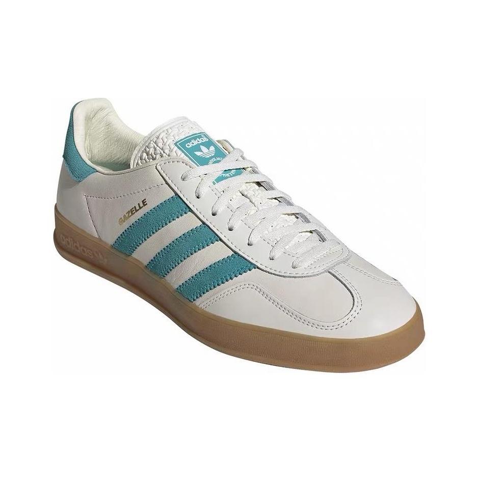 Adidas Gazelle Indoor Chalk Turquoise Unisex Sneakers Cream Chalk-White Footwear-White JI2583