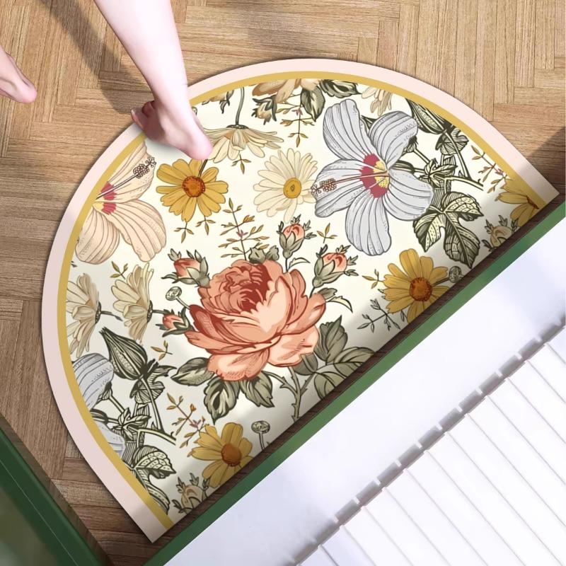 Diatom Mud Absorbent Pad, Soft Cushion, Bathroom Door Floor Mat, Bathroom Entry Door Non-Slip Foot Mat, Toilet Door Mat, Carpet