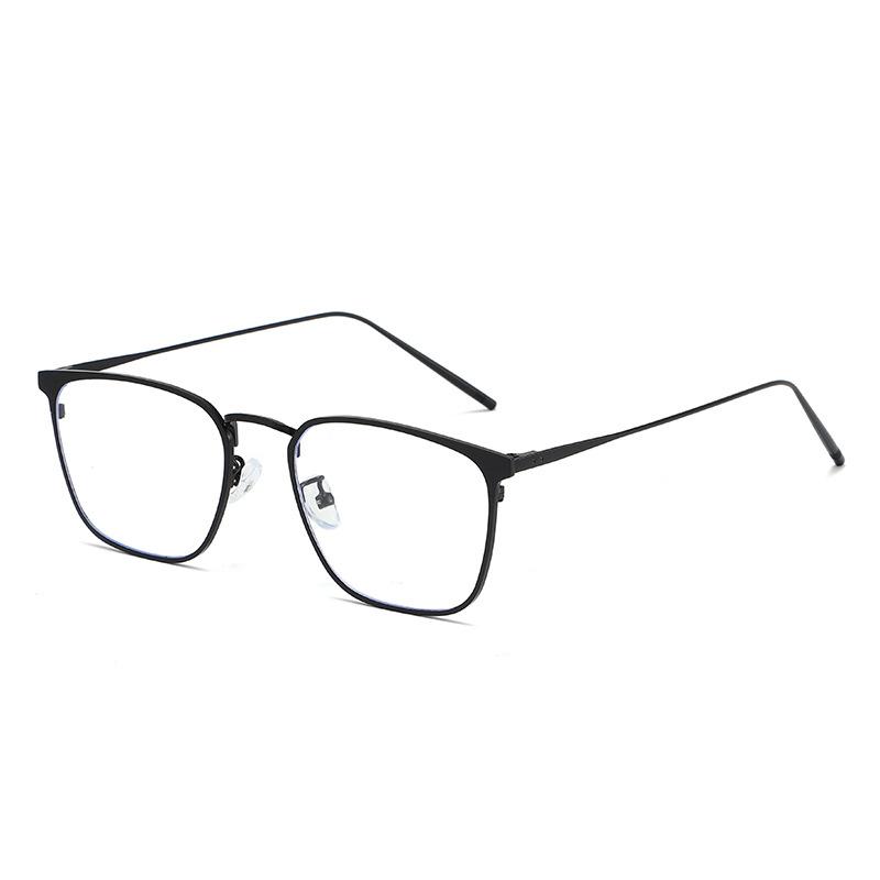 New Business Leisure Frame Anti Blue Light Glasses Metal Glasses Frame Premium Eyebrow Glasses Myopia Glasses  MH9030