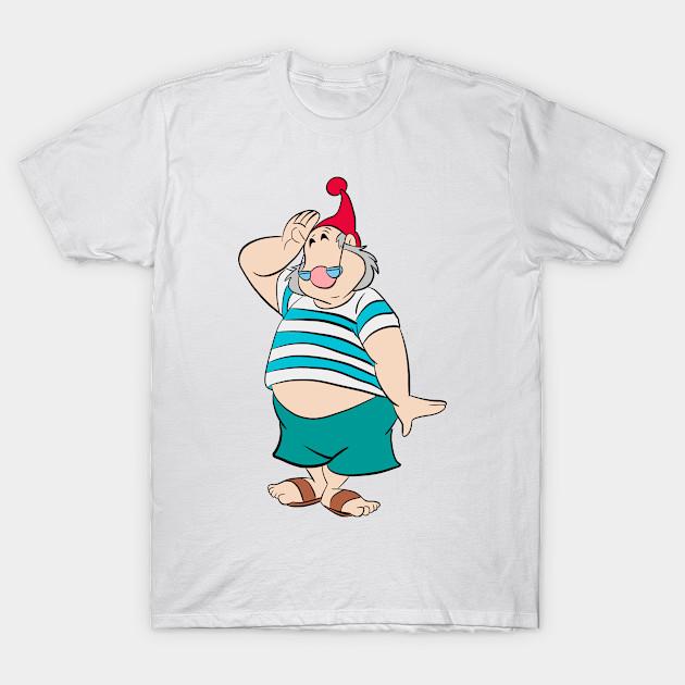Men Black Print T-shirt Well, At Last, Captain Hook S Comin To His Senses. No-Cut Transfer Paper Print Cotton Tshirt 3XL белый