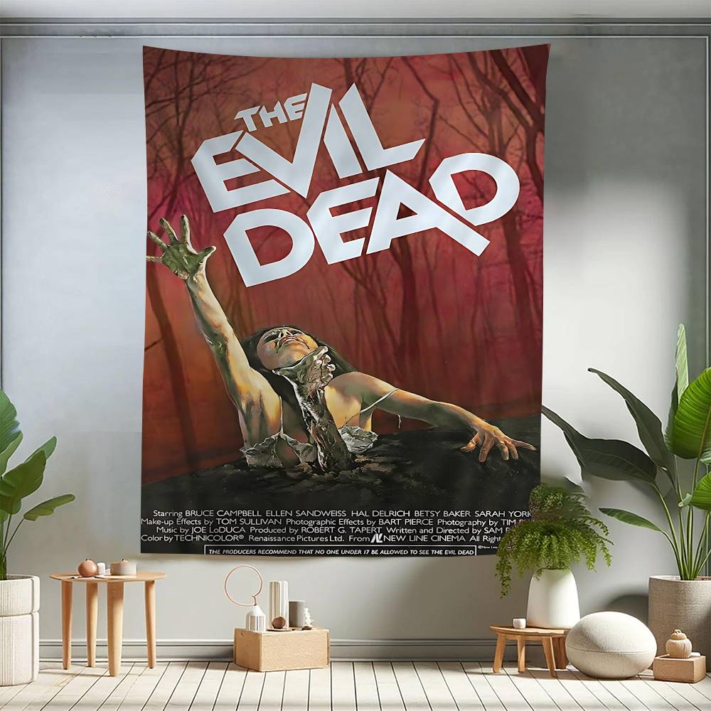 Classic Horror Movie The Evil Dead Wall Tapestry Home Decoration hippie bohemian decoration divination INS Home Decor