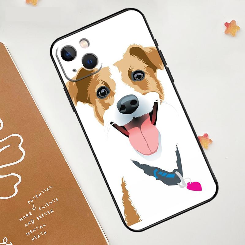 Jack Russell Terrier Case For iPhone 16 15 14 13 12 11 17 Pro Max mini 16e 15 16 Plus 17 Air Funda Cover