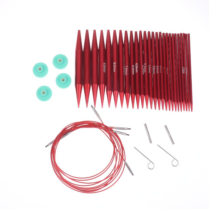 Detachable Circular Interchangeable Knitting Needles Crochet Kit Multifunctional Crochet Hooks Set For DIY Handmade Crafts