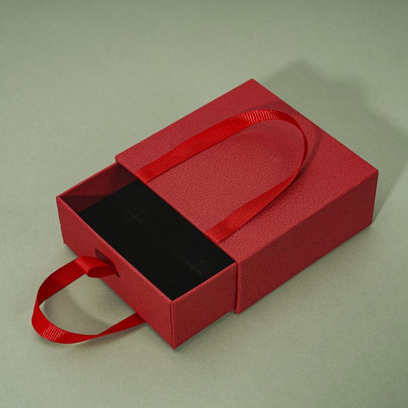 Jewelry Drawer Organizer Box Ring Earring Bracelet Necklace Pendant Portabl Storage Paper Case Jewellery Packaging Display