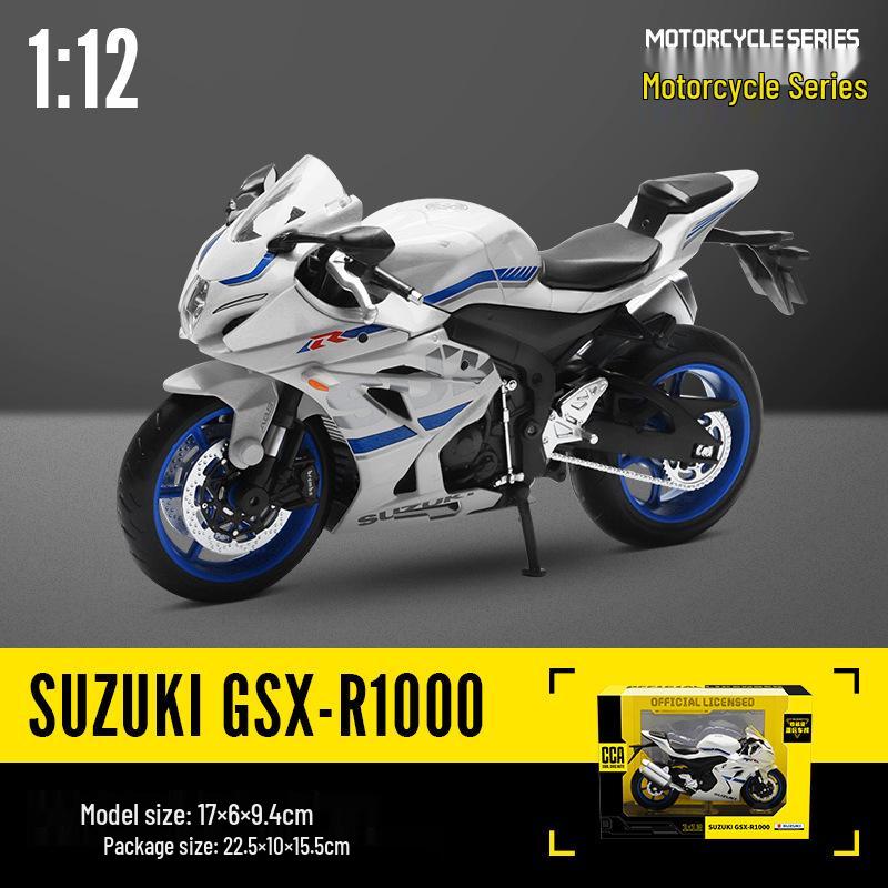 Honda Suzuki GSX-R1000 Alloy Toy Motorcycle Model for Boys