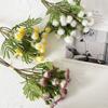Lifelike Artificial Pompon Mum Fake Silk Kiku Flower Small Chrysanthemum Ball Faux Flower