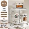 Multi-Functional Kitchen Microwave and Rice Cooker Storage Rack