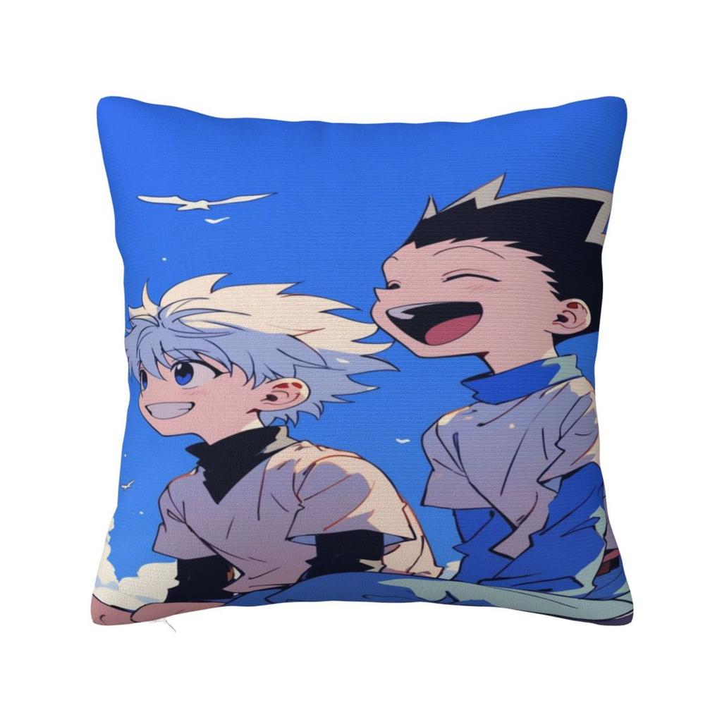 Home Decoration HXH Gon And Killua Hunter Pillowcase Merch Pillow Cover Square Multi Size