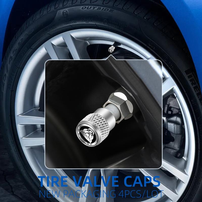 Automobile  Aluminum Wheel Tire Valve Stem Caps Airtight Covers For Jaguar XF 250 X Type F Pace Xj X351 Xe S-Type XFR XKR XEL HH1
