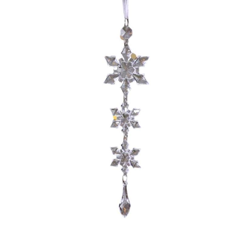 Festivale Crystal Hanging Ornament Luxurious Acrylic Christmas Hanging Decoration For Holiday Ambianc Enhancers