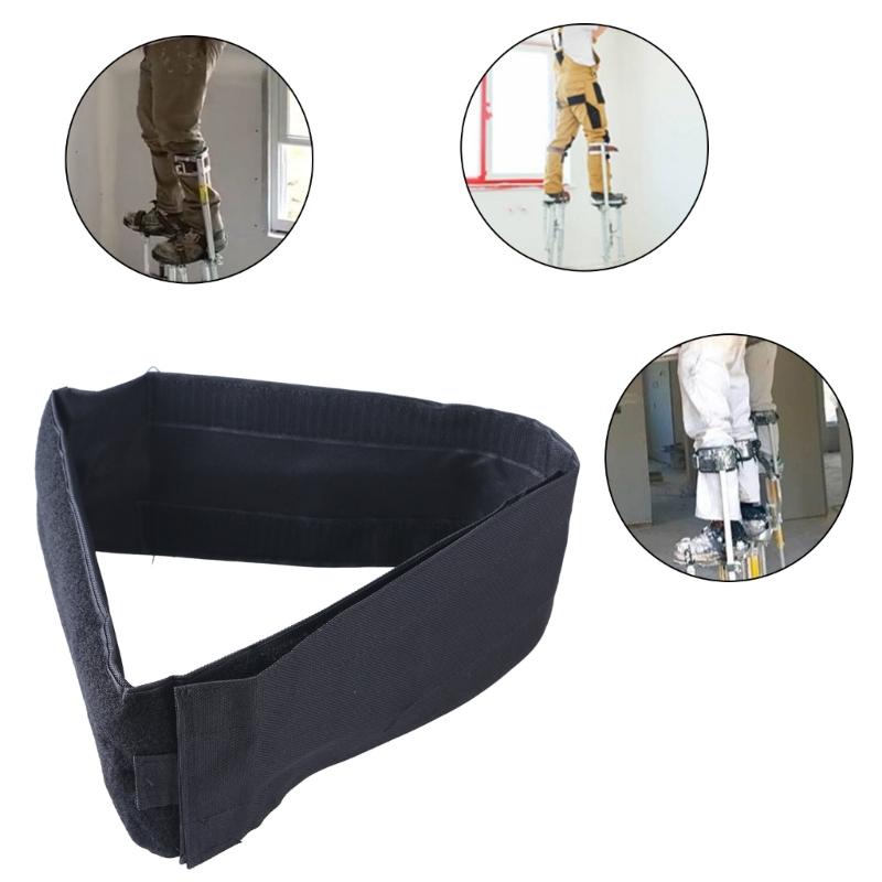 2 Pcs Drywall Stilts Straps Leg Bands Wide Stilt Straps Adjustable Leg Fixation Strap Practical Comfort Leg Band