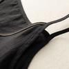 Women's Camisole V-neck Top With Sleeveless Cotton Linen Base
