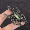 Australian Chrome Chalcedony Pendant Copper Wire Wrapped Butterfly Pendant Handmade  Copper Jewelry Gemstone Pendant Wire Jewelry For Gifts