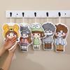 Cute Absorbent Hanging Type Embroidered Towelette Home Decor Kids Hand Towel Bathroom Supplies