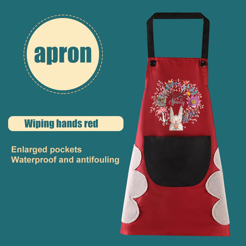 Zástěra PVC Nastavitelná Náprsenka Bez rukávů Domácí Vaření Zástěra Kuchyňský doplněk