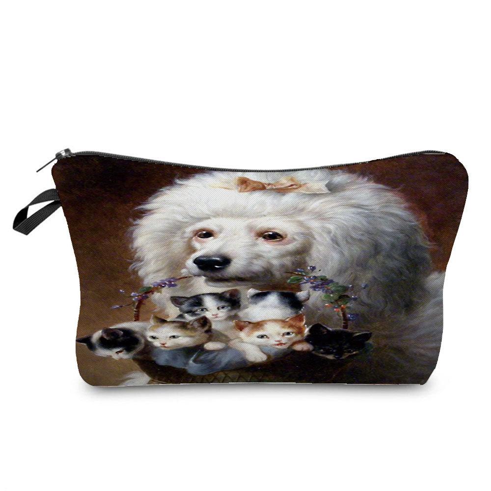 Women Animal Print Cosmetic Bag Toiletries Organize Travel Storage Case 6777