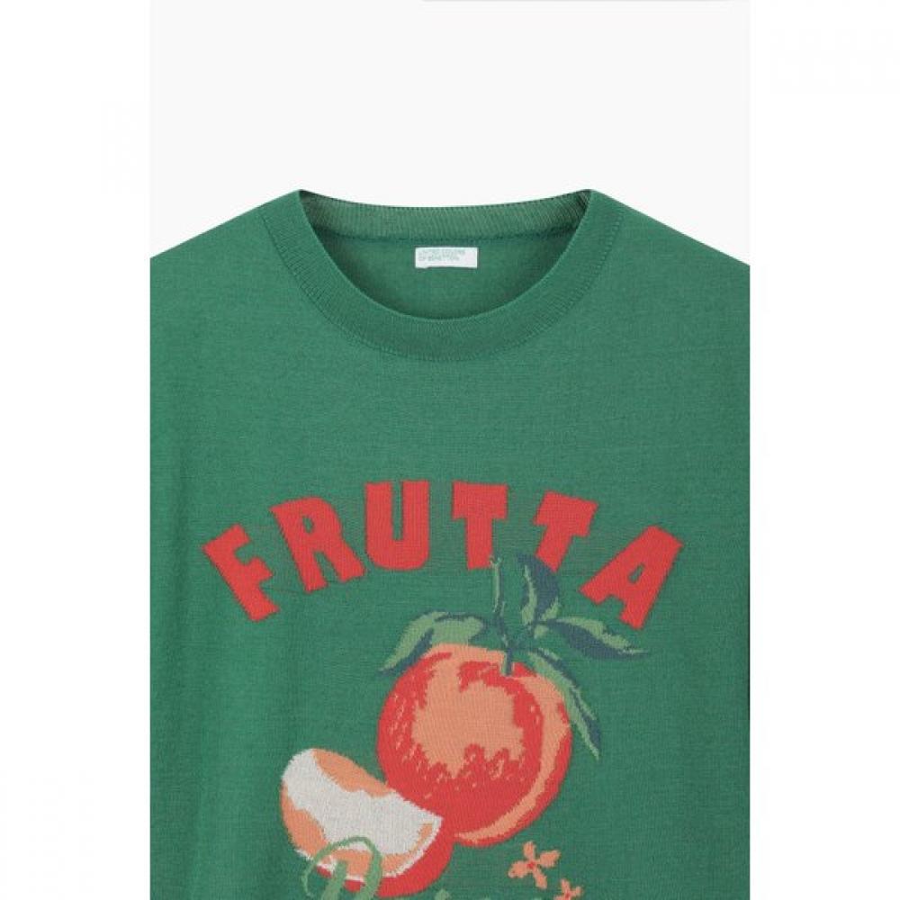 Benetton Peach Print Knit Bakpf6631