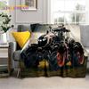 Retro Tractor Car 3D Truck Soft Flannel Blanket for Beds Bedroom Sofa Picnic ,Throw Blanket for Cover Outdoors Leisure Gift