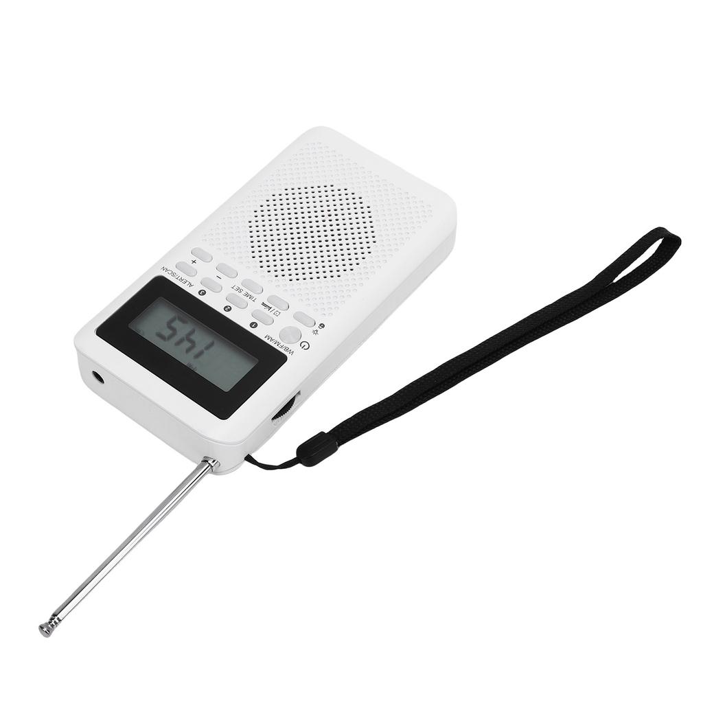Micro Radio Portable Handheld AM FM WB Multiband for Indoor Outdoor Emergency Use Battery Powered