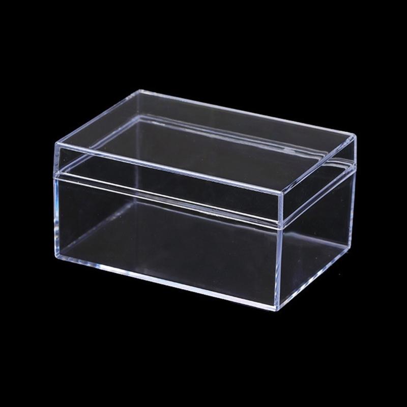 Clear Playing Cards Holder Boxes Playing Card Storage Travel Tarot Game Cards Case Decorative Poker Deck Card Container