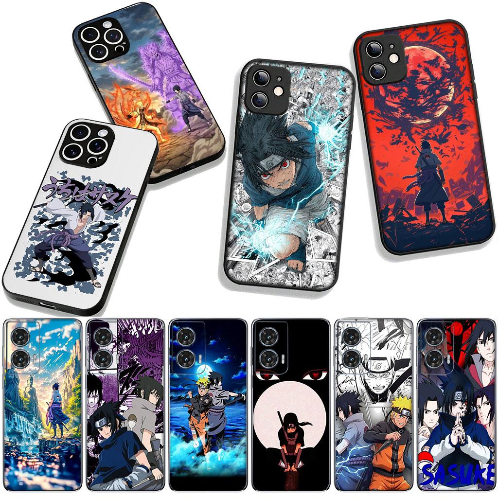 Poster Narutos Sasuke Uchiha Case for Motorola Moto Edge 70 60 Fusion 40 NEO 20 Pro G Stylus G56 G96 G71 G73 G52 G41 G42 G50 G51